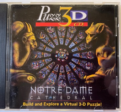 Puzz 3D CD NOTRE DAME CATHEDRAL by Wrebbit PC Game CD