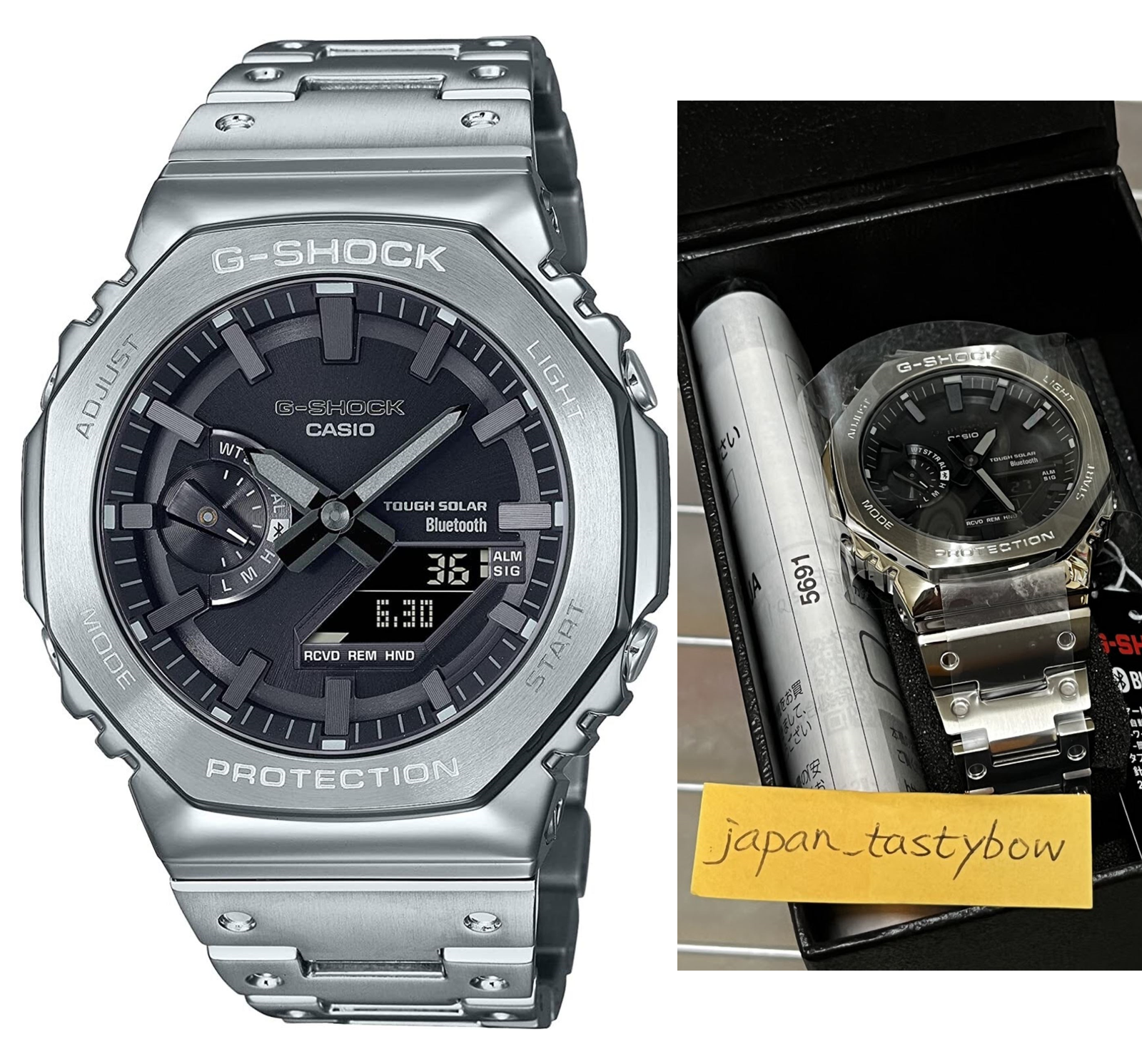 G-SHOCK　GM-B2100D-1AJF GMB2100D-1A | Silver Full-Metal Watch | Casio G-SHOCK