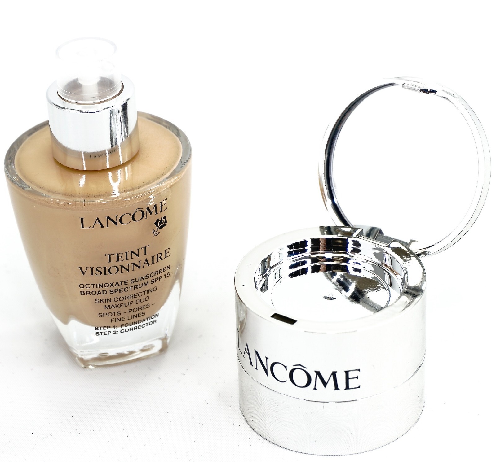 YUKARI新品　未使用　BENEFIQUE　purfum 32ml Lancome Teint Visionnaire Skin Correcting Makeup Duo ~ 420
