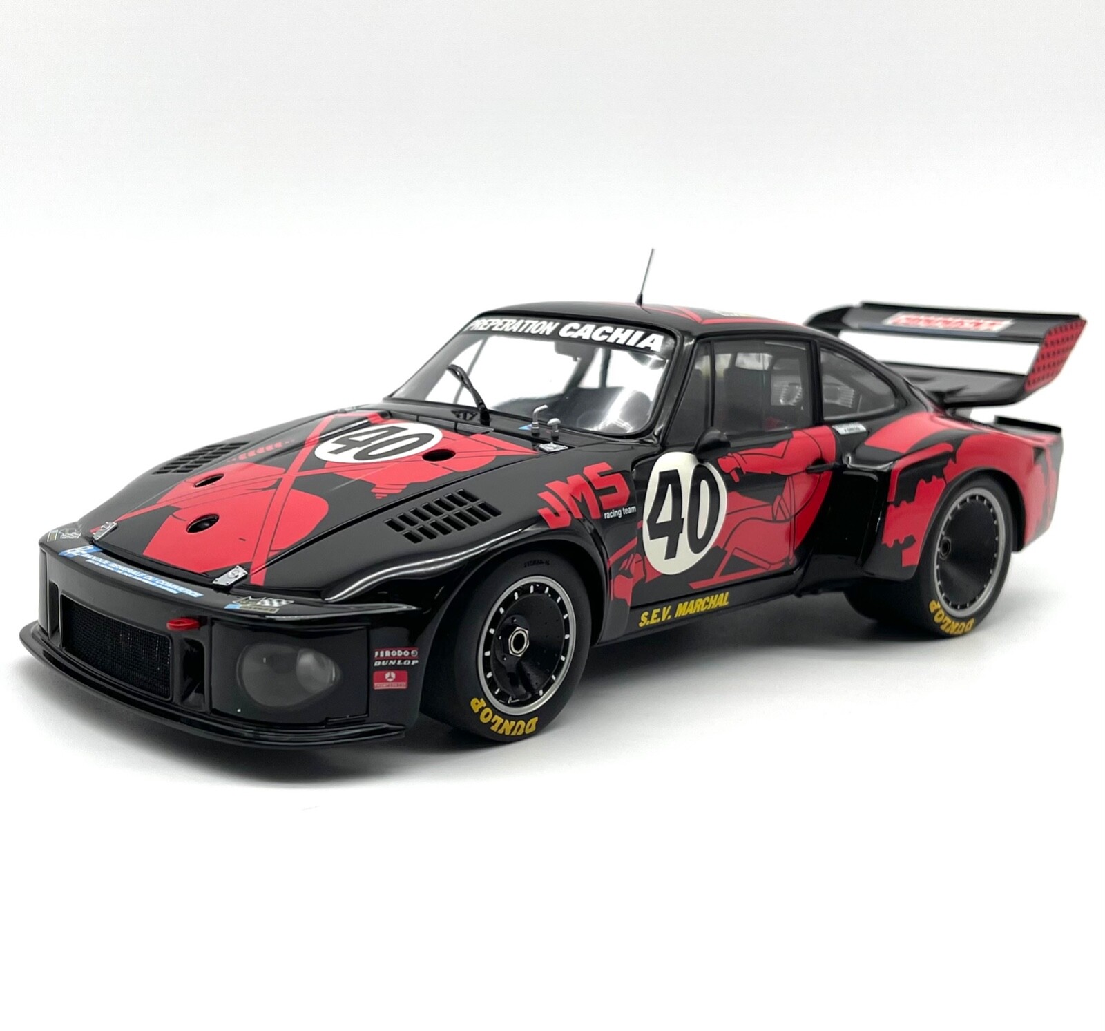 未開封 exoto 1/18 PORSCHE 935 Turbo #40 1/18 Exoto 1977 Porsche 935 le Mans #40 Black – AutoHaus Models