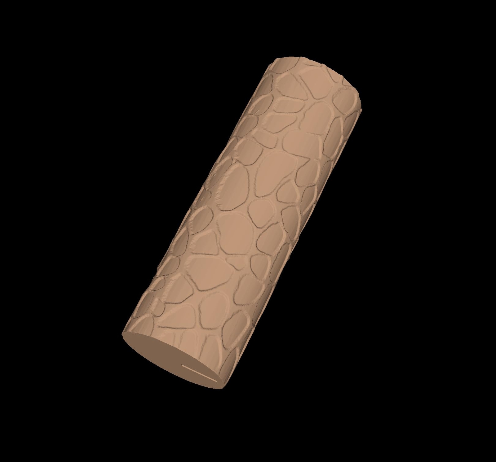 Cobblestone Clay Texture Roller 4 Inches art craft diorama STL Loot Factory Set2