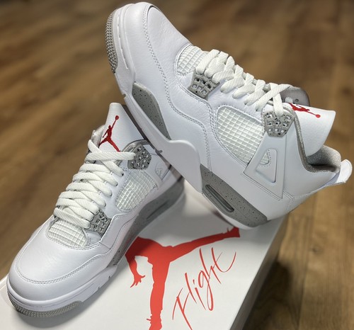 Sz 10.5- Brand New Air Jordan 4 Retro 'White Oreo' CT8527