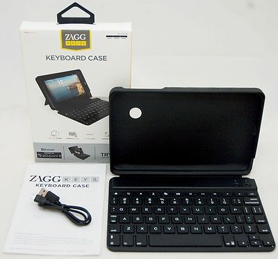 Zagg Folio Ellipsis 7 Tablet Bluetooth Protective Keyboard Case Stand Ultra-Slim
