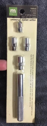 Making Memories Universal Eyelet setter 5 piece pack Tools crafts scrapbooking