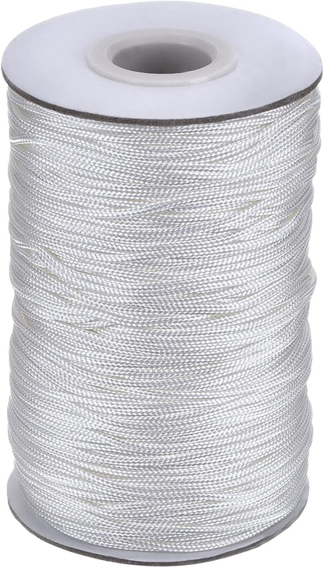 109 Yards/Roll White Braided Lift Shade Cord for Aluminum Blind Shade, Gardening