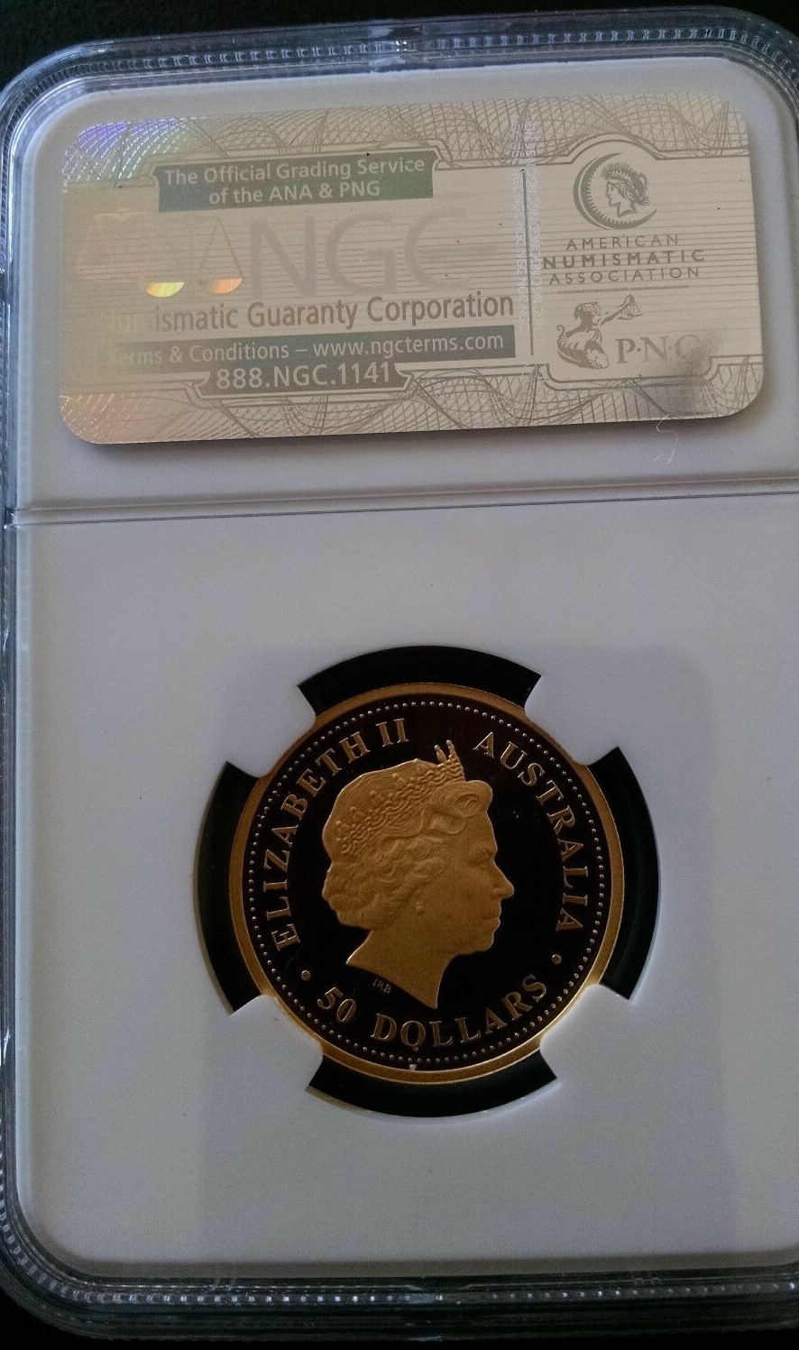 2007P Australia GOLD $50 Tasmanian Devil PF 69 Ultra Cameo Discover Australia