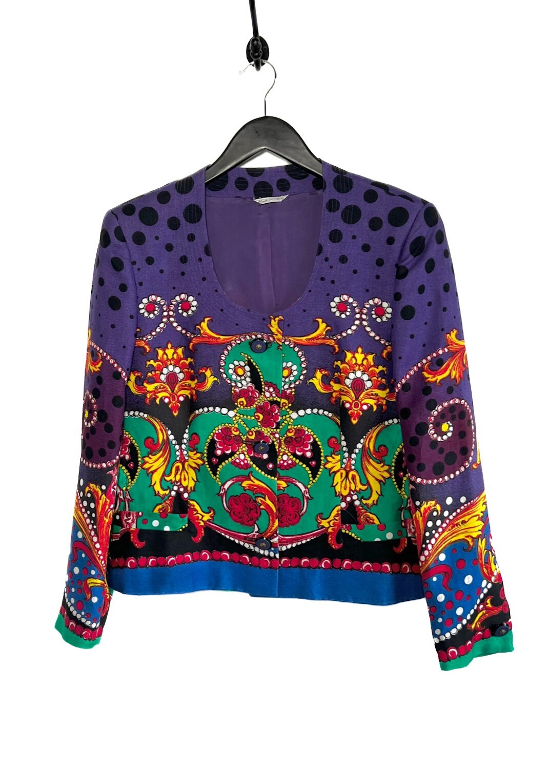 Gianni Versace Purple Flower Vintage Blazer | eBay