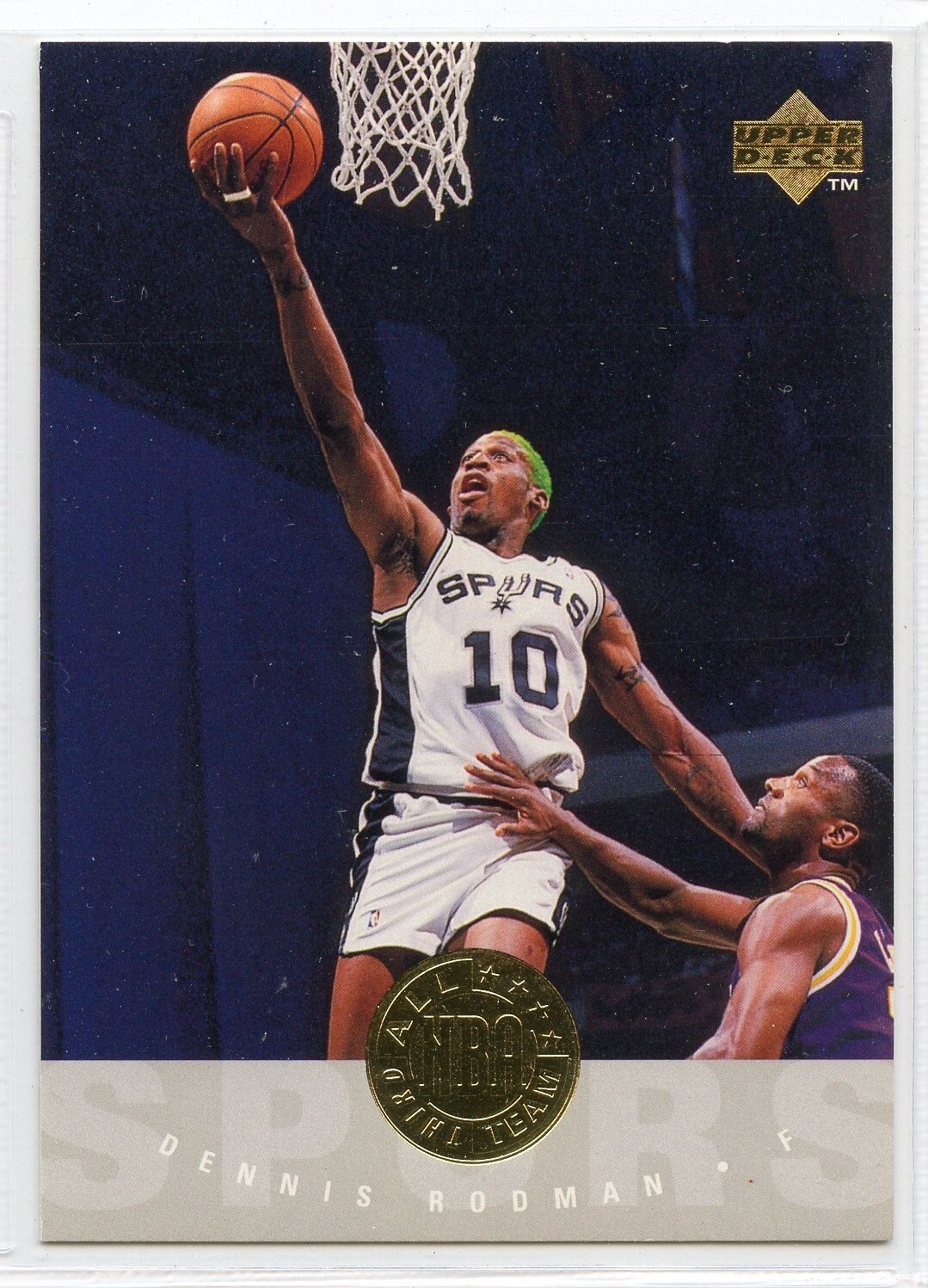 その他 NBA 50topps 1996-97#176dennis rodman+1sc 1996-97 Upper Deck Dennis Rodman Dateline NBA Chicago Bulls