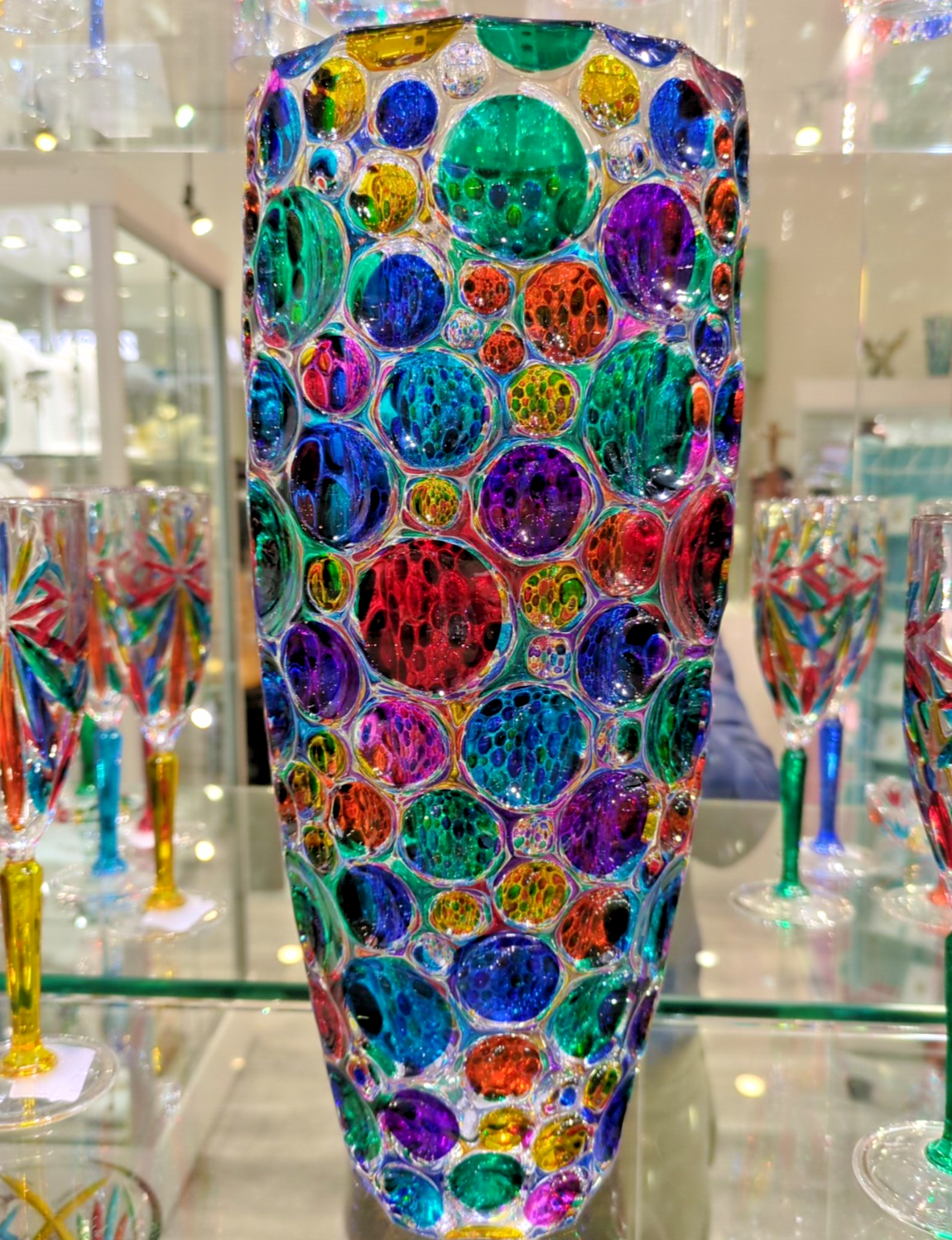 Murano CC Zecchin Large Bubble Vase 14