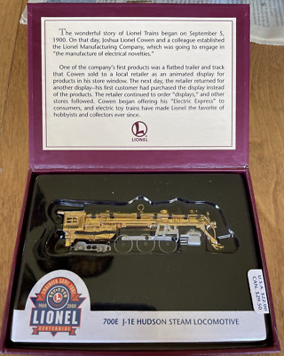 Hallmark Keepsake Lionel 100th Anniversary 700E J-1E Hudson Steam Locomotive MIB
