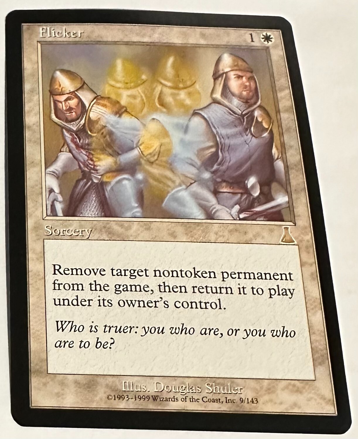Flicker Urza's Destiny White Rare MAGIC THE GATHERING MTG