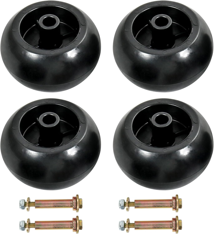 4Pcs anti Scalp Deck Wheel Kit for Bad Boy Exmark 5/8In Bore Riding Mower