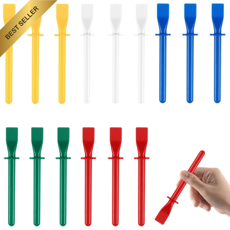 30PCS Plastic Glue Spreaders Mixed Applicators for DIY Craft, Leather, Art Proje