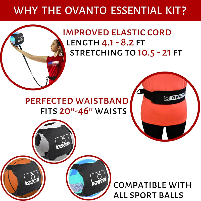 Volleyball Training Equipment Aid – Solo Volleyball Equipment in 4 Styles