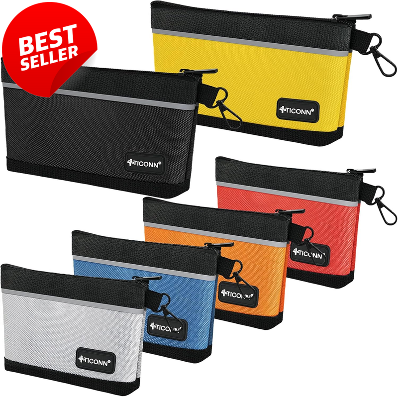1680D Oxford Tool Pouch Zipper Waterproof Utility Bag 6 Pack - US