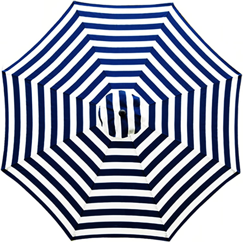 Market Top Outdoor With 8 Ribs(blue&white)