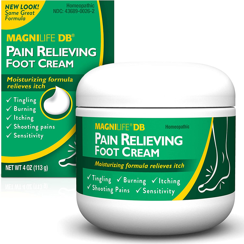 Magnilife DB Pain Relieving Foot Cream, Calming Relief for Burning, Tingling