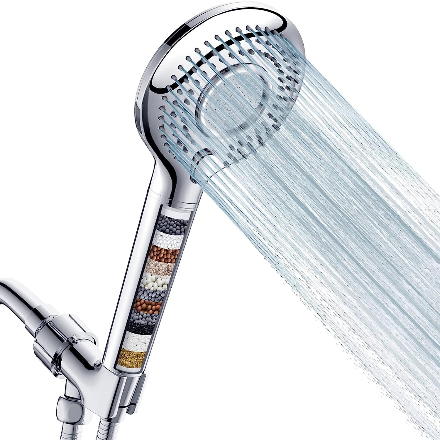 With Filter, High Pressure 3 Spray Mode Showerhead