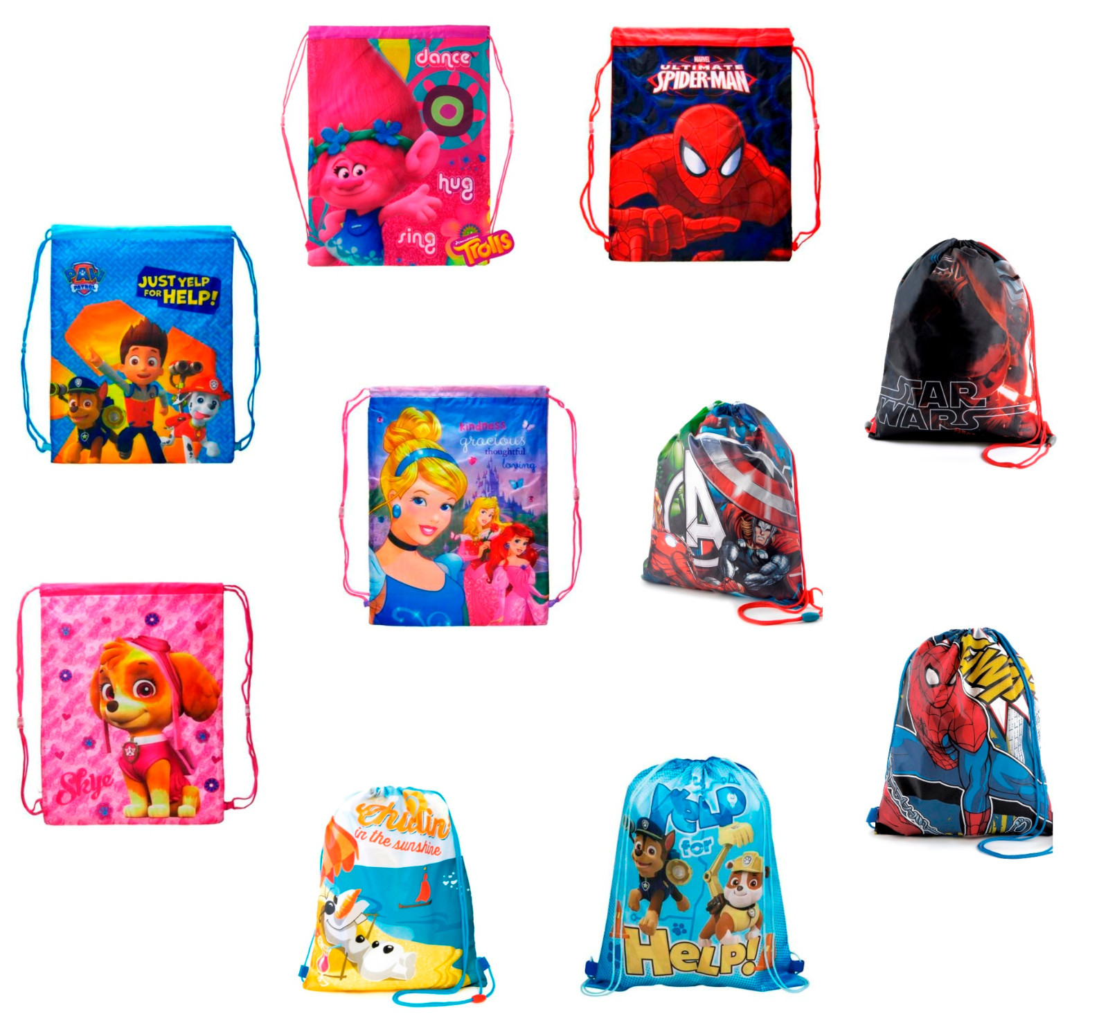 disney drawstring backpack