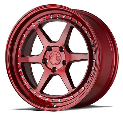 19x9.5 Red Wheels Aodhan DS09 DS9 5x114.3 15 (Set of 4)  73.1