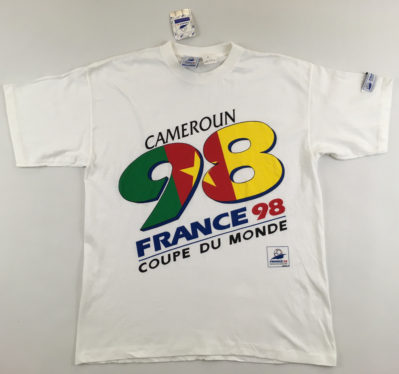 NEW FIFA France 1998 World Cup football soccer Cameroon Tee