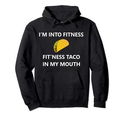Funny Gym Taco Fitness Workout Humour Sarcastique Amoureux Sweat à Capuche