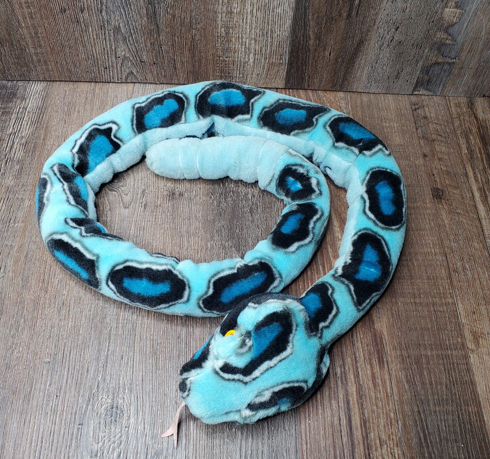 St. Louis Zoo Souvenir Blue Rattlesnake Plush Stuffed Snake 53