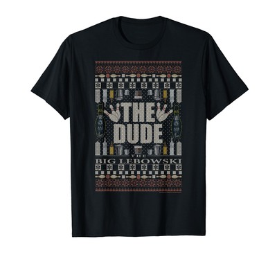 The Dude Ugly Christmas Sweater T-Shirt