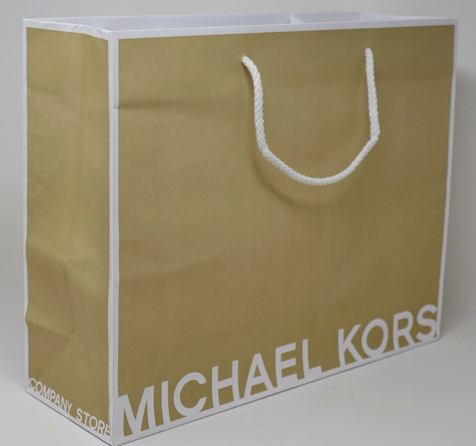 Новый подарочный бумажный пакет для покупок с логотипом MICHAEL KORS, средний размер 15 X 11 X 6,5