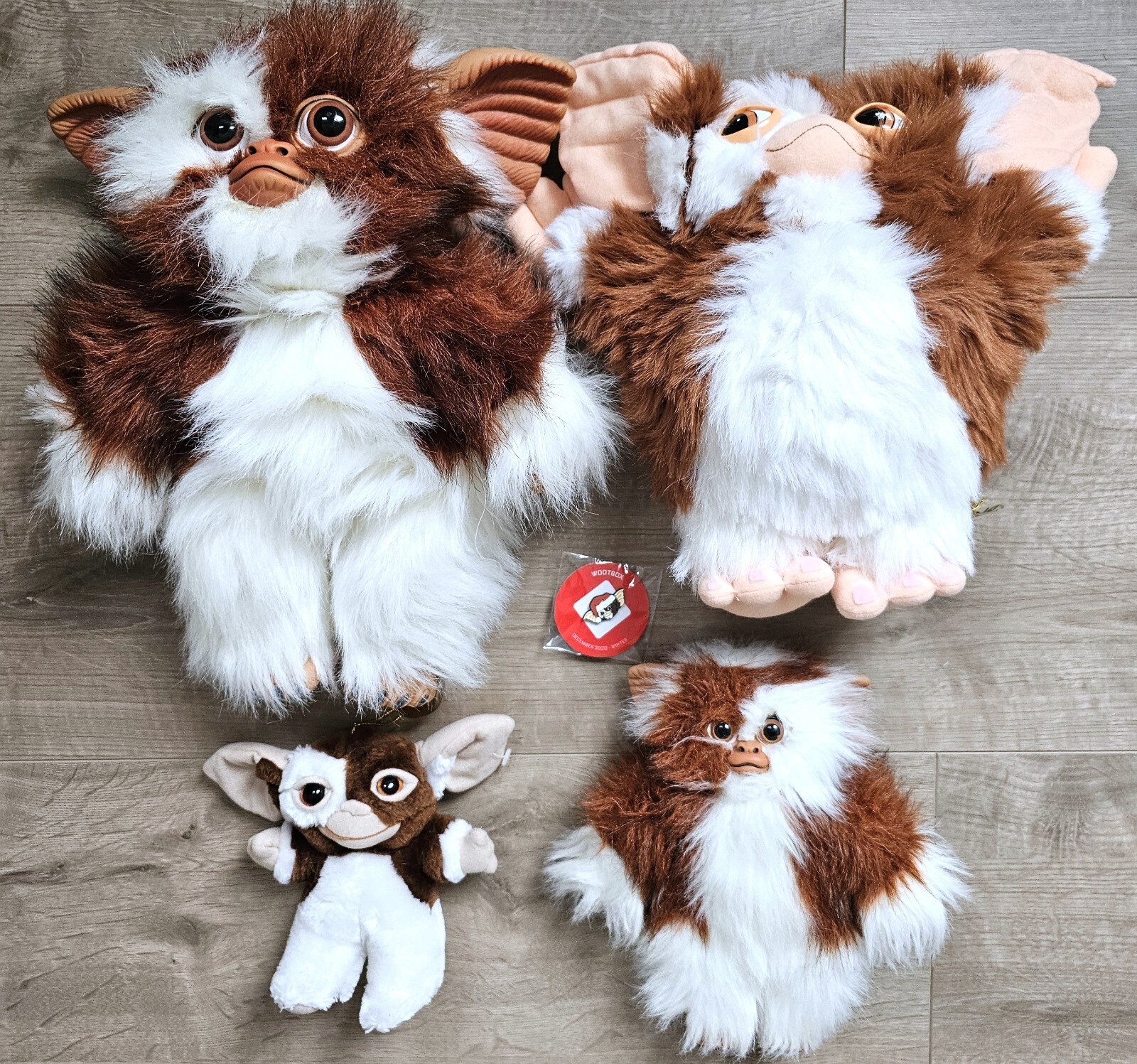 Gizmo Gremlins Plush Figure Bundle Vintage Old Quiron Mogwai
