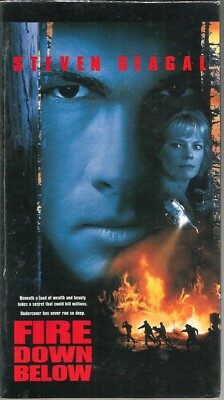 Fire Down Below VHS 1998 Steven Seagal Kris Kristofferson Action Drama Thriller