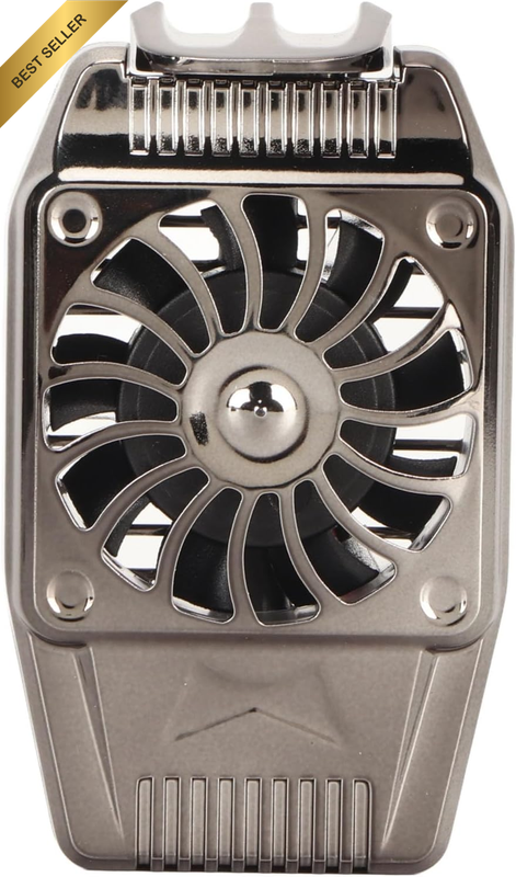 Retractable Clip Cell Phone Cooler Portable Silent Fan Fast Cooling for Gaming