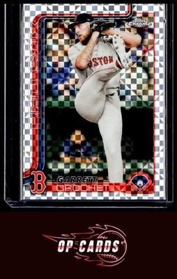Garrett Crochet 2025 Topps Chrome #264 X-Fractors , Free Shipping