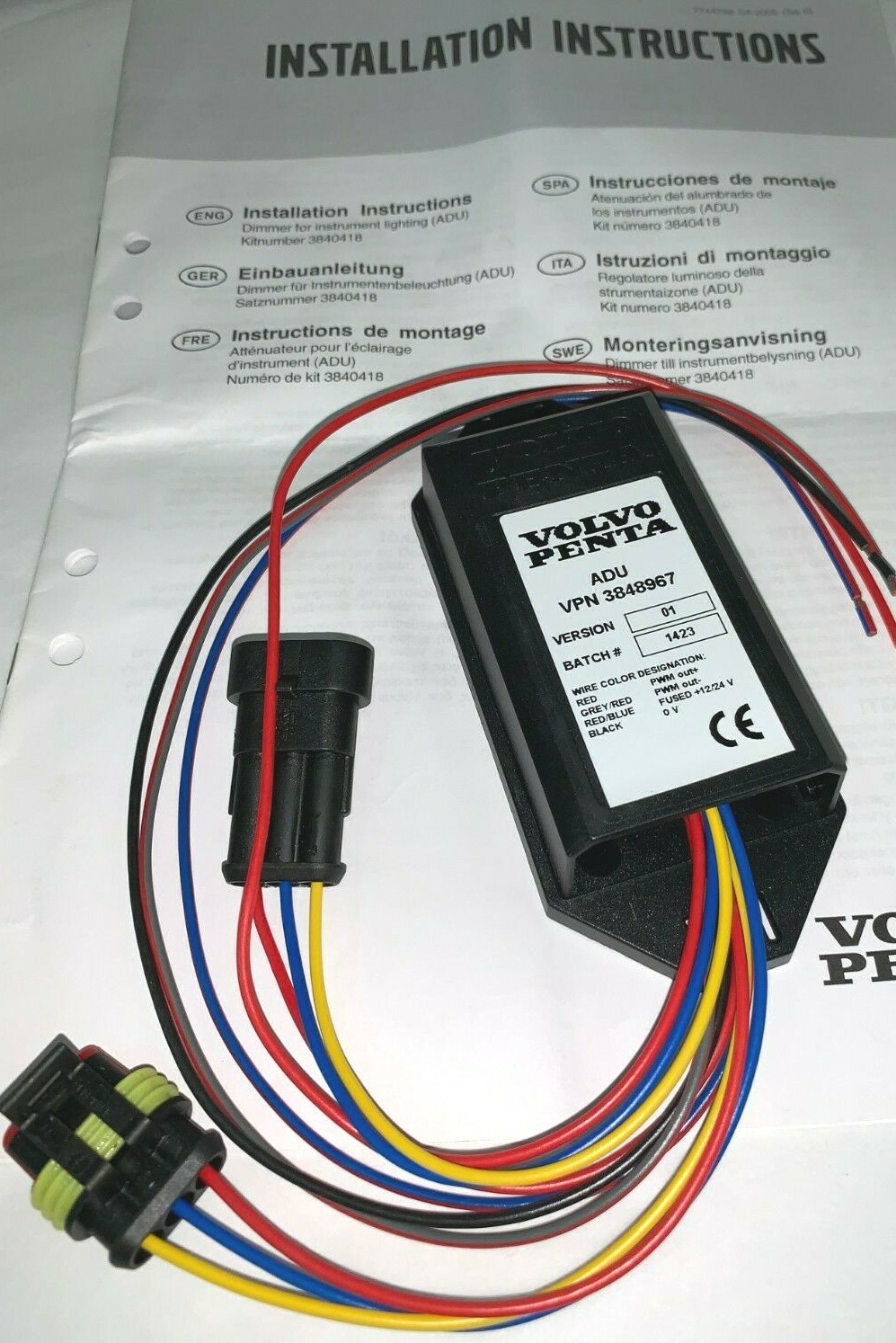 3848966 Volvo Penta Control unit, New Genuine OEM Part | eBay 3848966 Volvo Penta Control unit, New Genuine OEM Part | eBay