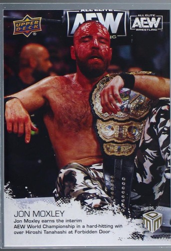 2022 Upper Deck AEW Match Dated Moments - Jon Moxley #16