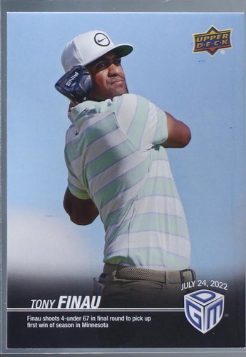 2022 Upper Deck All-Sports Game Dated Moments - Tony Finau #15
