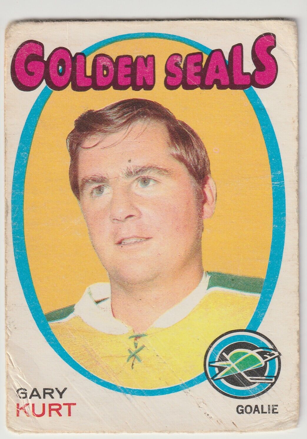 1971-72 OPC Gary Kurt Rookie Card #181 California Golden Seals. rookie card picture