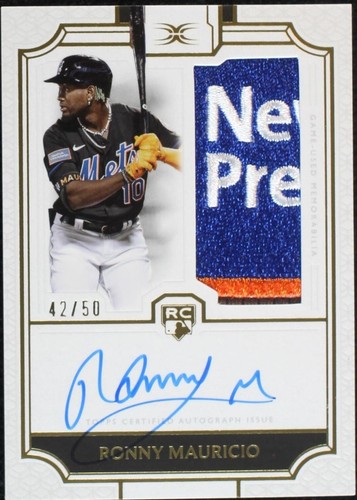2024 Topps Definitive Collection - Ronny Mauricio #DRPC-RM