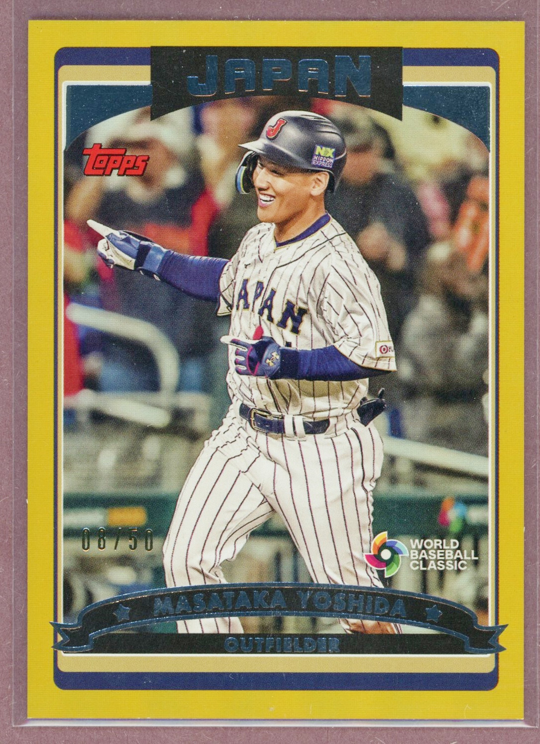 ゲームセンター・ゲームカード Topps Masataka Yoshida Gold RC WBC Topps Masataka Yoshida Gold RC WBC