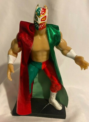 SIN CARA ( TRICOLOR)  Wrestler 7 in Action Figure Mexican Toys   