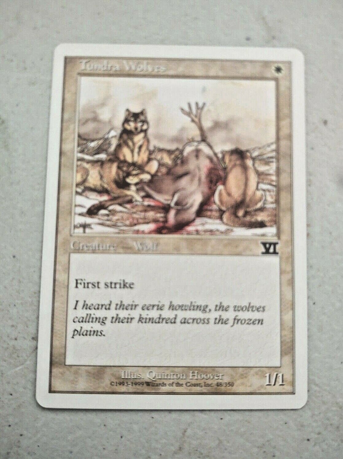 MTG Tundra Wolves Sixth Edition Regular Common - Premium NOS