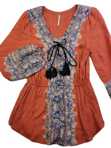 ARGUE french antique border pullover ブルー Antiquités 1001158 INDIGO Border Pullover / B :