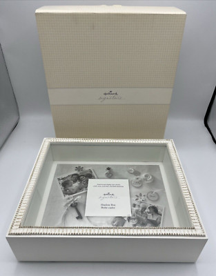 Hallmark 3'' Deep White Shadow Box Mother Box