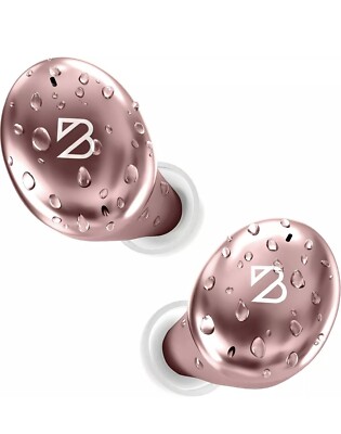 Tempo 30 Wireless Earbuds for Small Ears Women, Cute Pink Bluetooth Rose Gold