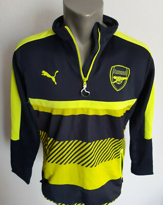 Arsenal FC 2016 Tracksuit Puma Navy Blue Training Top Size S 1 4