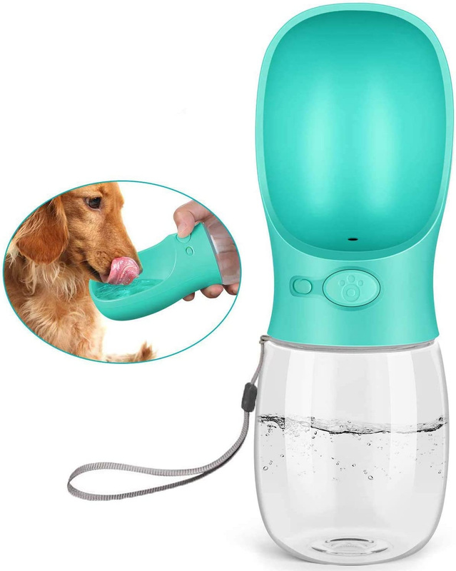 Pet Drinking Water Bottle For Dog Cat 350ml Sports Squeeze Type Portable Travel