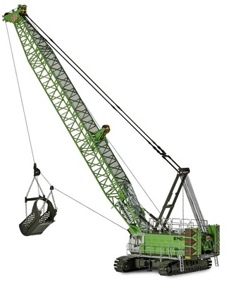 ROS SRL 1/50 Sennebogen cable excavator 6140 HD dragline bucket Diecast