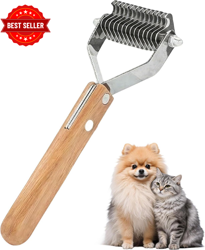 14 Tooth Professional Pet Grooming Rake, Specialized in Removing Floating Hair,