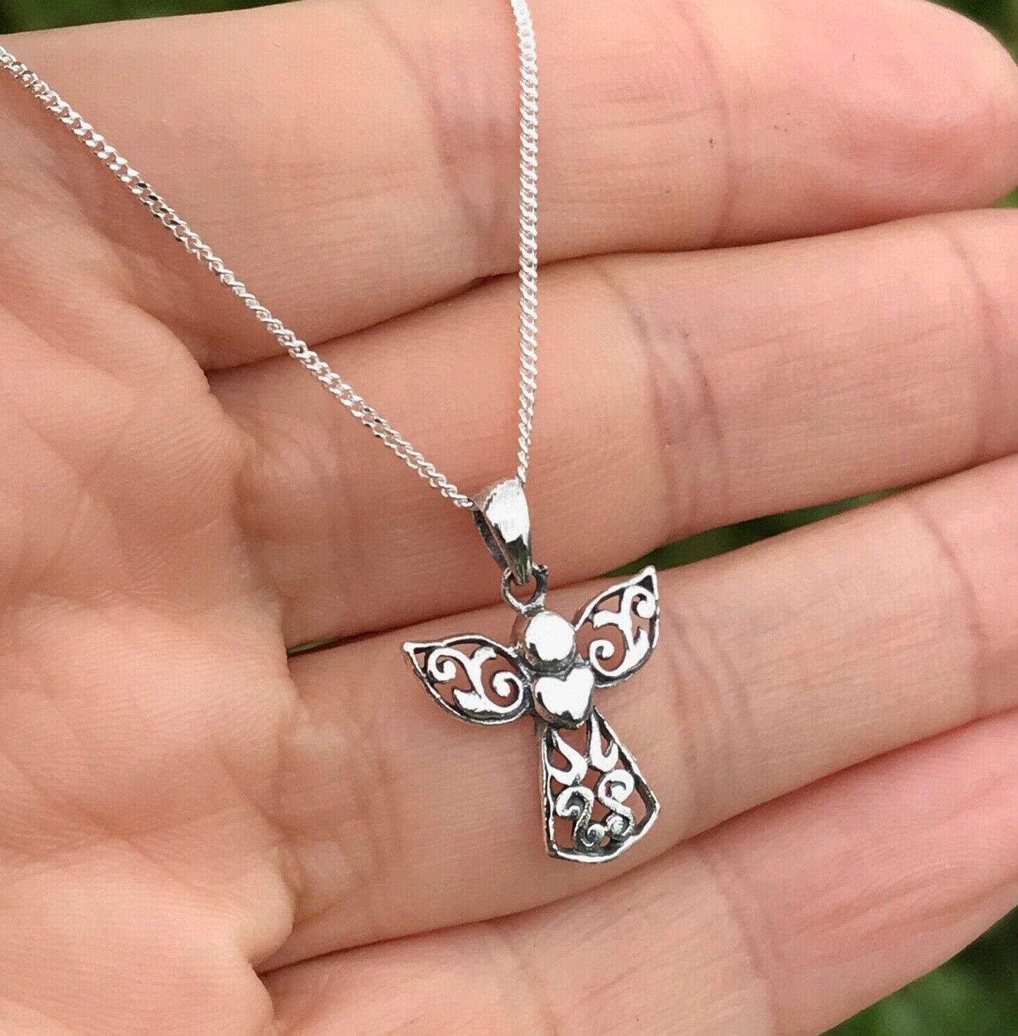 Sterling Silver Angel Pendant Sterling Silver Angel Pendant