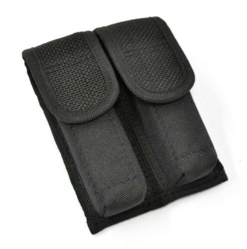 Tactical OWB Black Double Pistol Magazine Pouch/Case/Holder (9mm & 40 Mags)